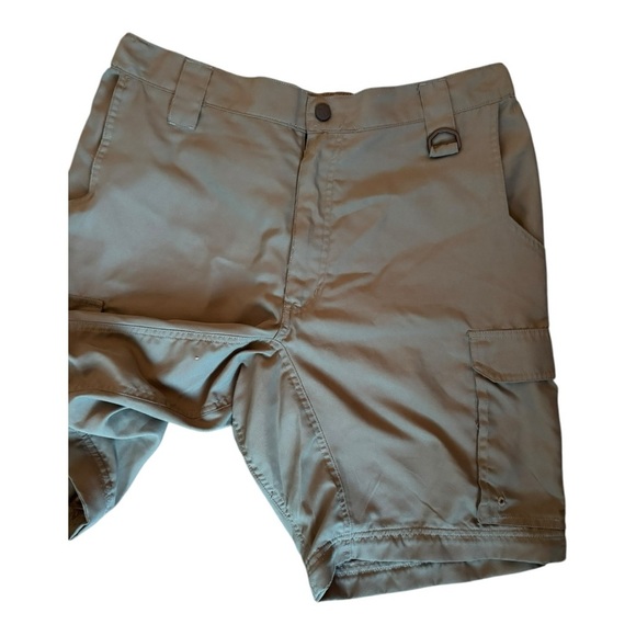 Boy Scouts Olive Green Cargo Shorts Relaxed Medium - Picture 2 of 8